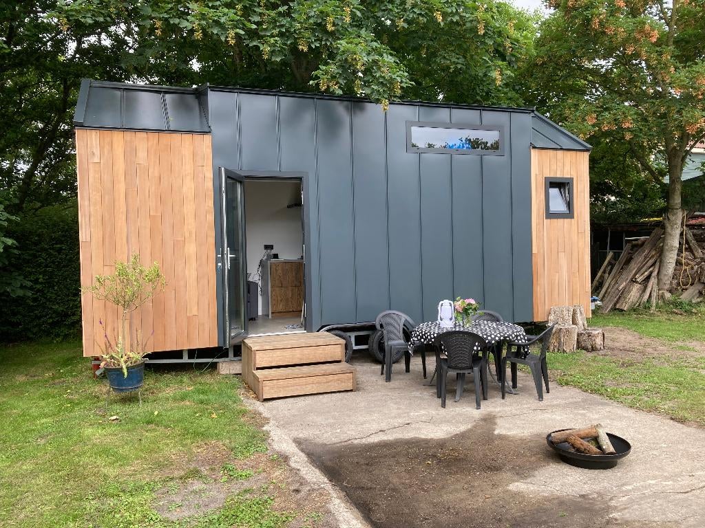 Tiny House op wielen, Huizen en Kamers, Recreatiewoningen te koop, Overige soorten, Noord-Holland, 18 m², Verkoop zonder makelaar
