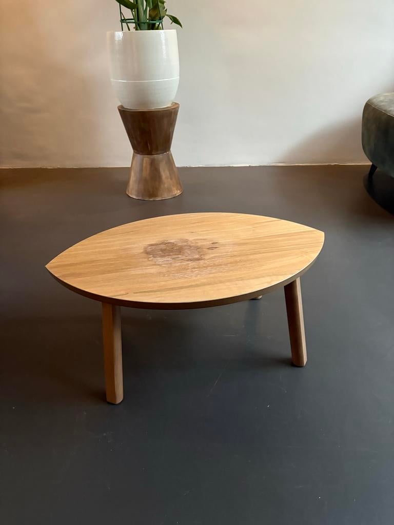 Salontafel bladvormig, Minder dan 50 cm, Gebruikt, 50 tot 100 cm, Teakhout