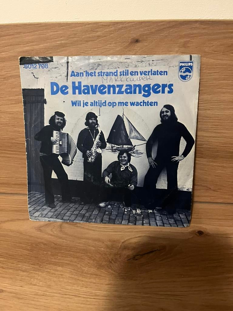 De havenzangers - aan het strand stil en verlaten, Ophalen of Verzenden, Zo goed als nieuw, Overige formaten, Levenslied of Smartlap