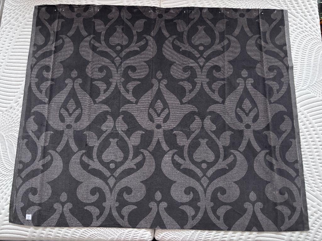 Stof velours Artelux Duke 02 - lap 140 x 110 cm dik gordijn, 120 cm of meer, Zwart, Ophalen of Verzenden, Zo goed als nieuw