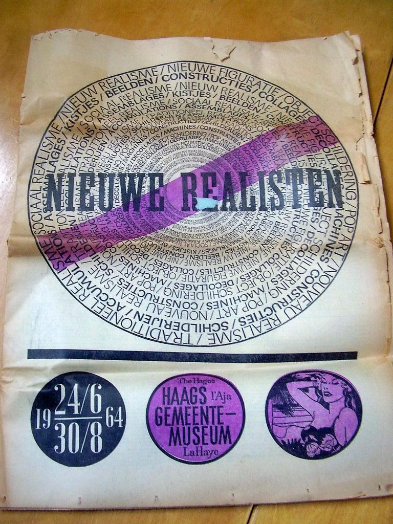 Nieuwe Realisten. Gemeentemuseum Den Haag. 1964., Verzenden, Gelezen