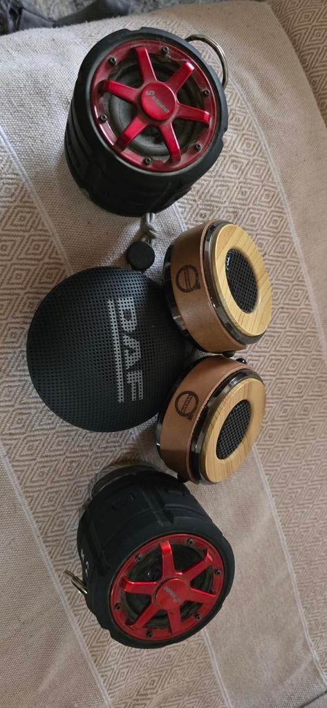 5 Bluetooth Speakers - Volvo, DAF, Stabo IP X7, Audio, Tv en Foto, Luidsprekers, Overige merken, Gebruikt, Overige typen, Ophalen of Verzenden