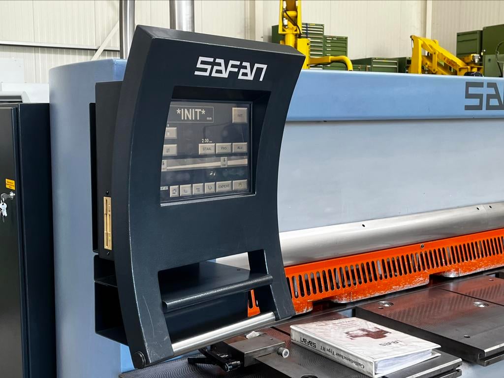 Safan HT 255-4 TS hydraulische guillotineschaar plaatschaar, Gebruikt, Safan, Safan, Safan