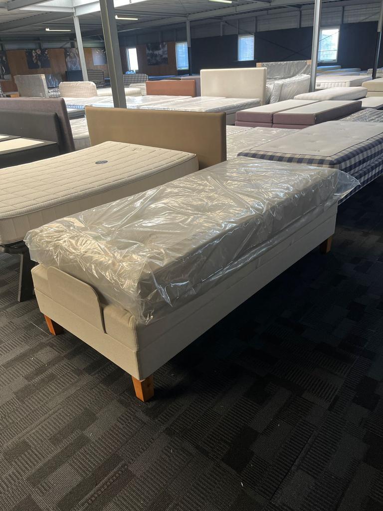 Nieuwe ecolife adjustable boxspring 90x210, Ophalen, Verstelbaar, Tweepersoons, Zo goed als nieuw
