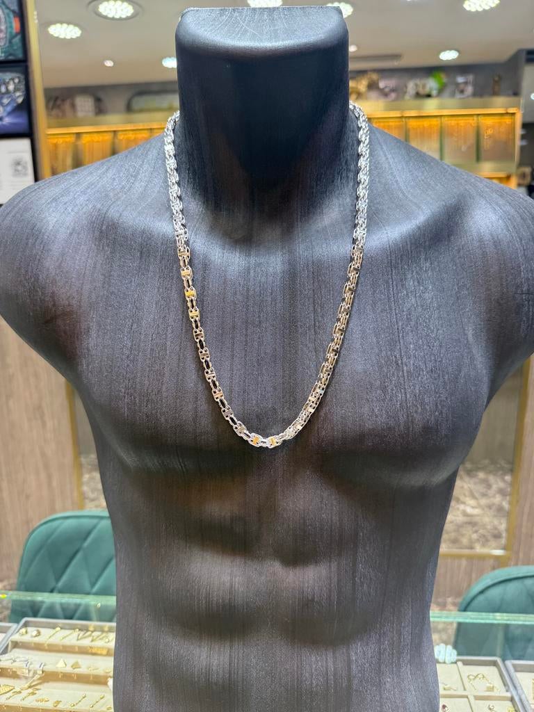 18KT Wit Goud - 42.3 Gram - Ketting - MAGNUM - Herenketting, Ophalen, Nieuw, Goud, Goud