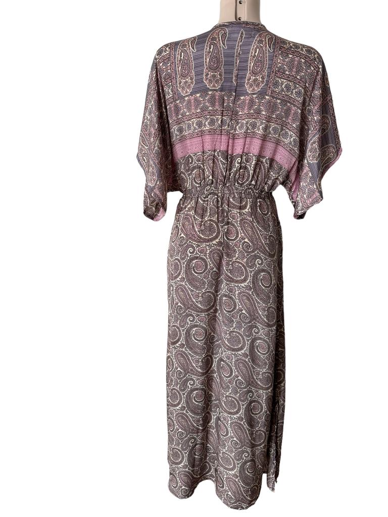 Sissel Edelbo maxi jurk One Size, Maat 38/40 (M), Bruin, Ophalen of Verzenden, Zo goed als nieuw