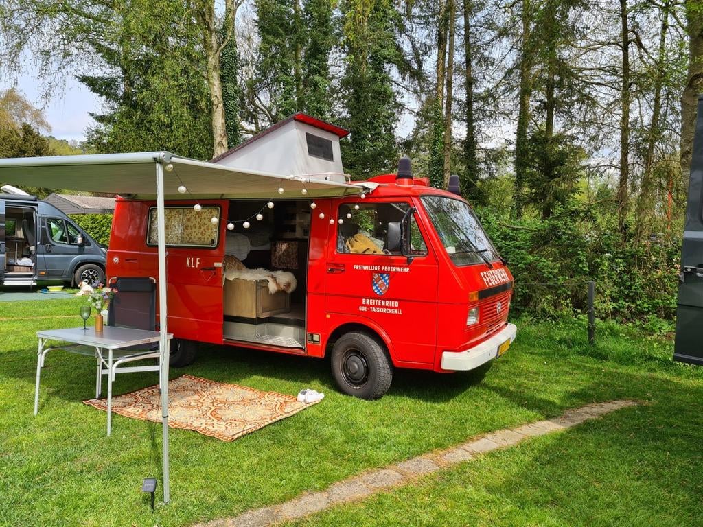 VW LT 35 Camper – Originele brandweerbus – Direct reis-klaar, Particulier, Buscamper of Camperbus, Volkswagen