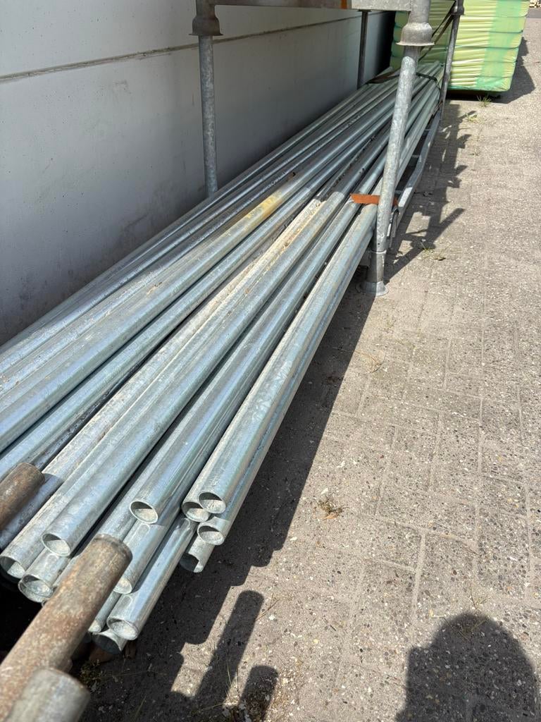 Nieuwe Steigerbuis / Steigerbuizen 48.3 mm - 600 cm lang -, Ophalen, Nieuw, Overige typen, Minder dan 2 meter