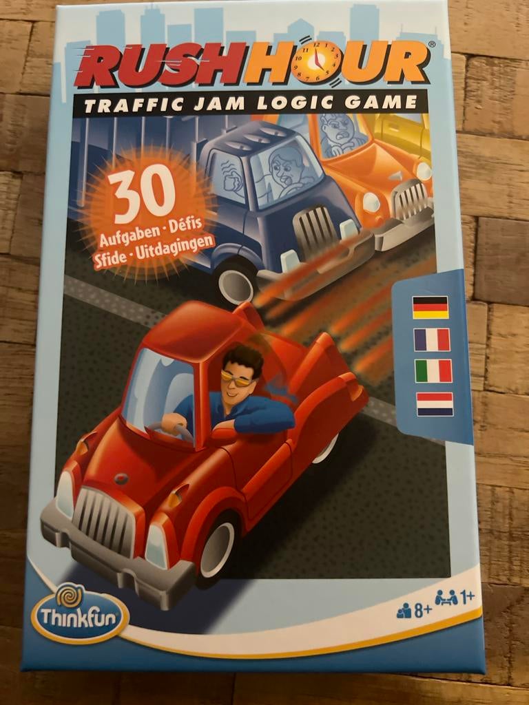 Rush Hour Traffic Jam - Denkspel, Een of twee spelers, Ophalen of Verzenden, Zo goed als nieuw, Reisspel