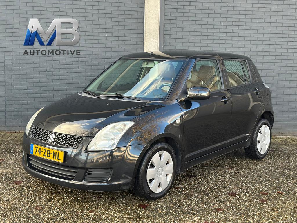SUZUKI SWIFT/NIEUWE APK/AIRCO/LEER, Auto's, Voorwielaandrijving, 40 €/maand, 400 kg, Origineel Nederlands