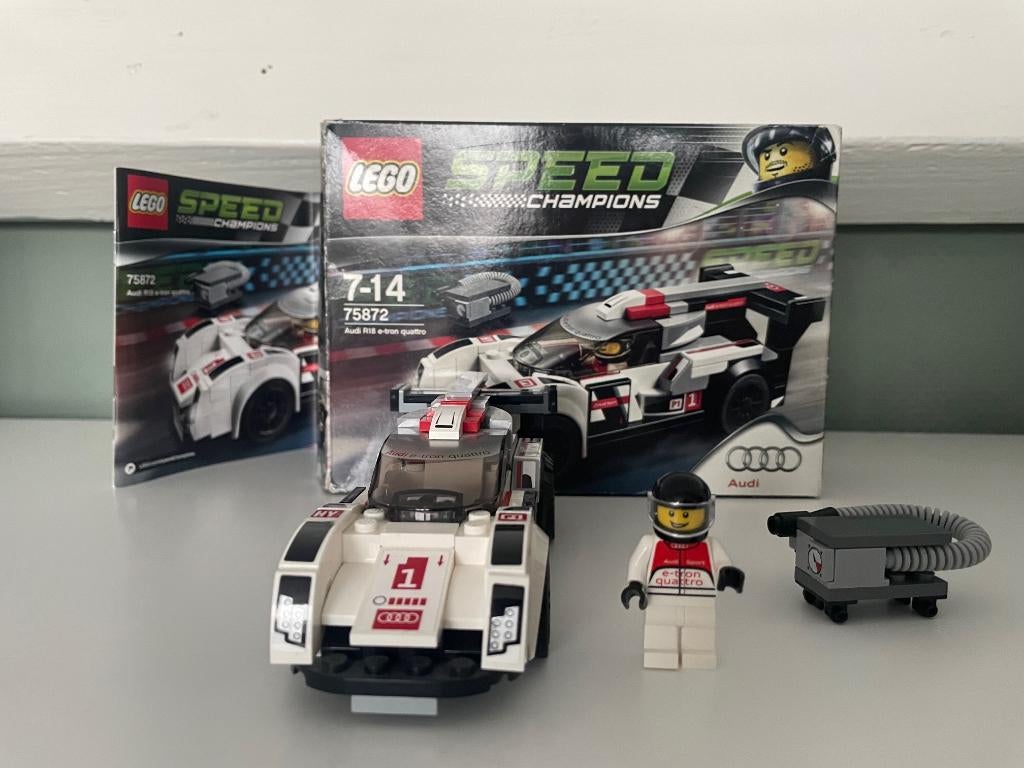 lego speed champion 75872 Audi R8, Ophalen of Verzenden, Zo goed als nieuw, Complete set, Lego