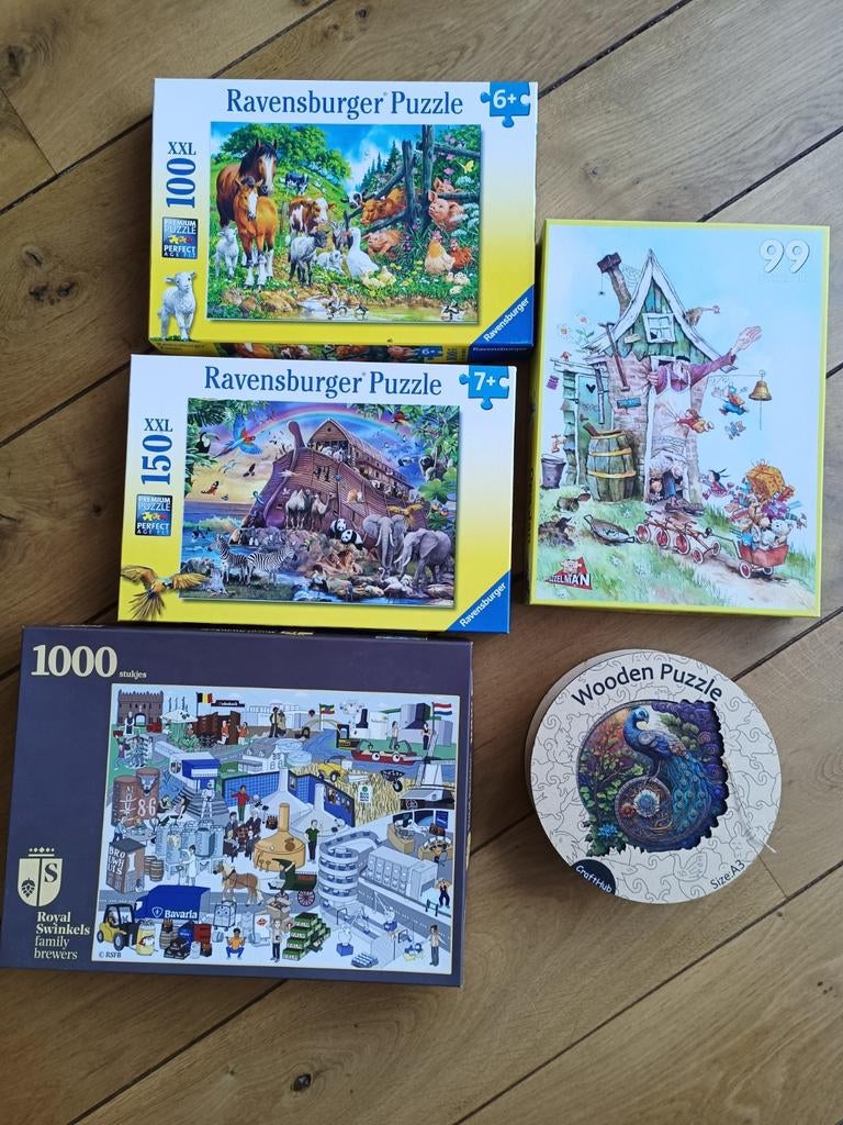 Diverse puzzels, Ophalen, 500 t/m 1500 stukjes