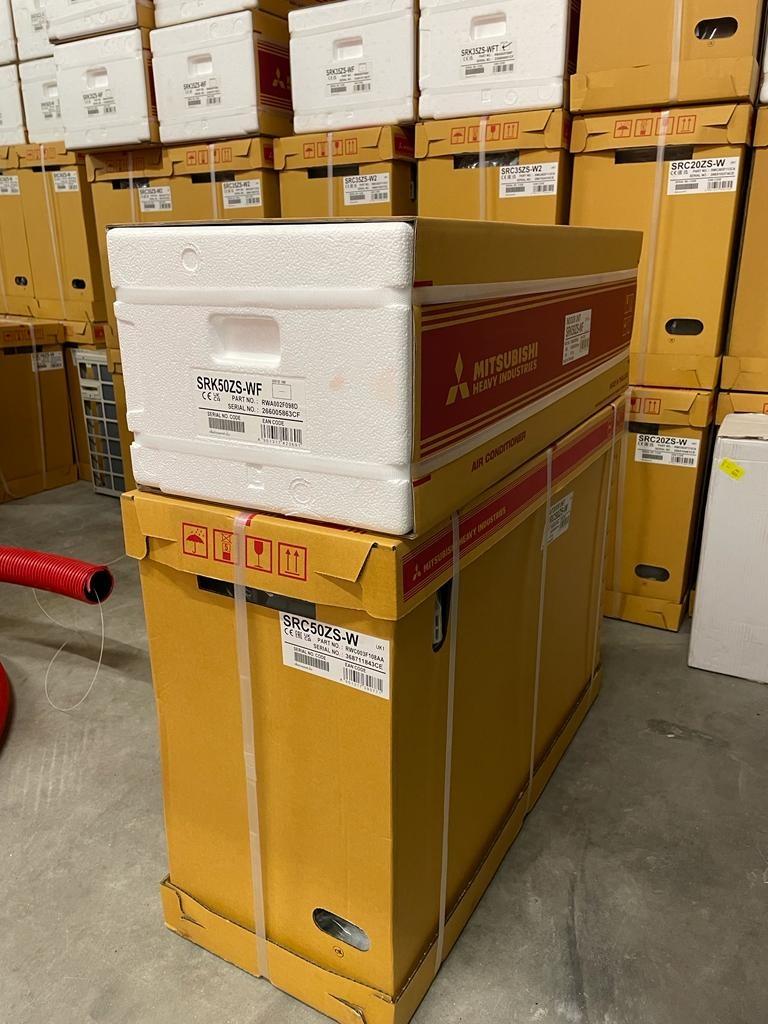 Mitsubishi Heavy Industries SRK50 ZS-WF SRC50 ZS-W met WiFi, Witgoed en Apparatuur, Airco's, Koelen en Ontvochtigen, Timer, Nieuw