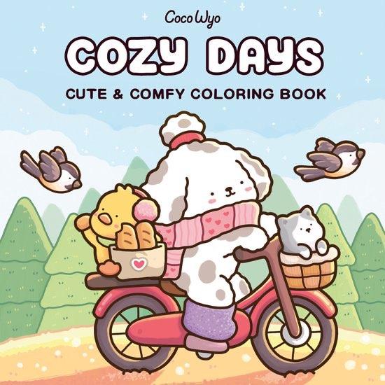 Cozy Spaces Coloring - Cozy Days Coloring Book for Adults, Ophalen of Verzenden, Nieuw, Overige typen