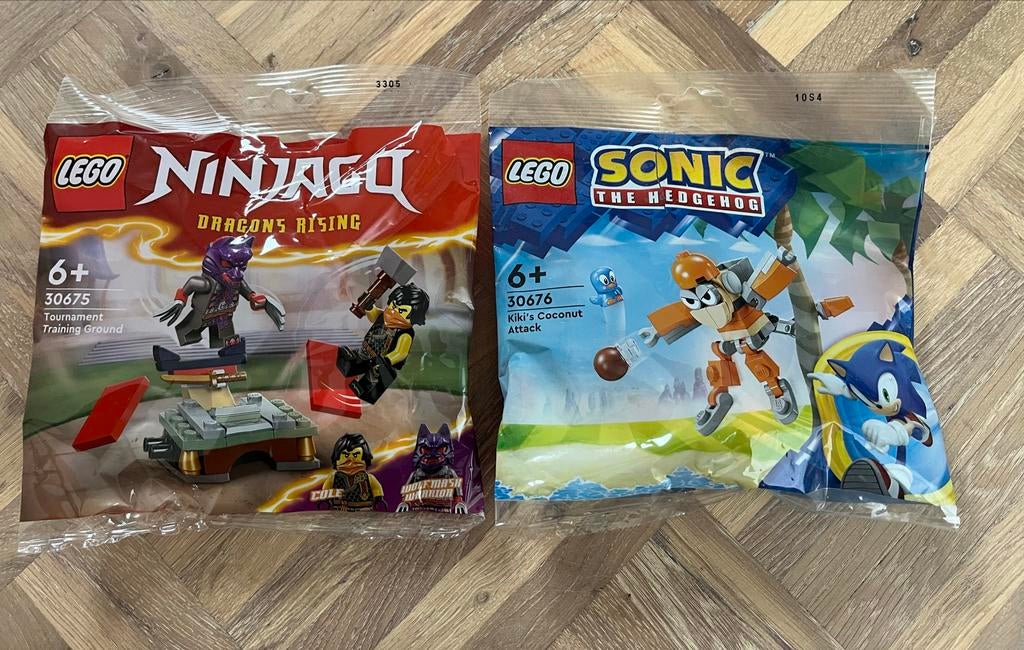 Lego Ninjago 30675 & Sonic 30676 - in or. verpakking, Ophalen of Verzenden, Zo goed als nieuw, Complete set, Lego
