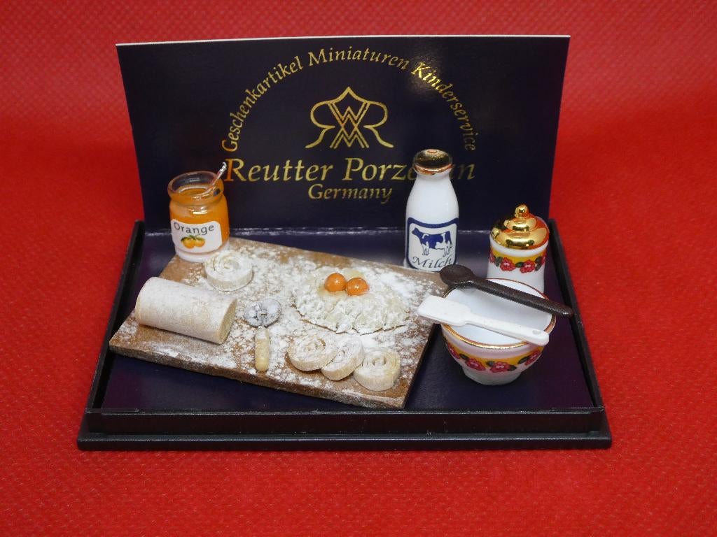 Reutter Porselein bakset voor poppenhuis - NIEUW, Ophalen of Verzenden, Nieuw, Poppenhuis
