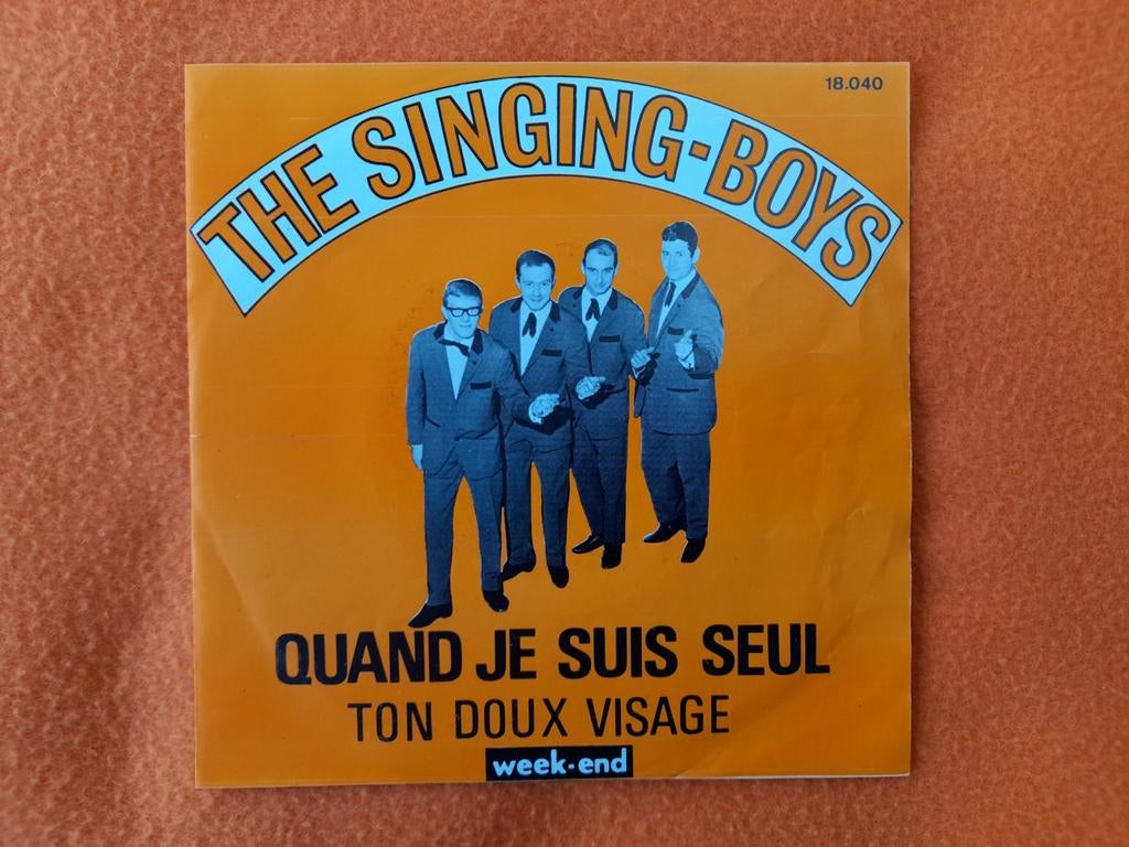 The Singing-Boys - Quand je suis seul, 7 inch, Single, Ophalen of Verzenden, Zo goed als nieuw