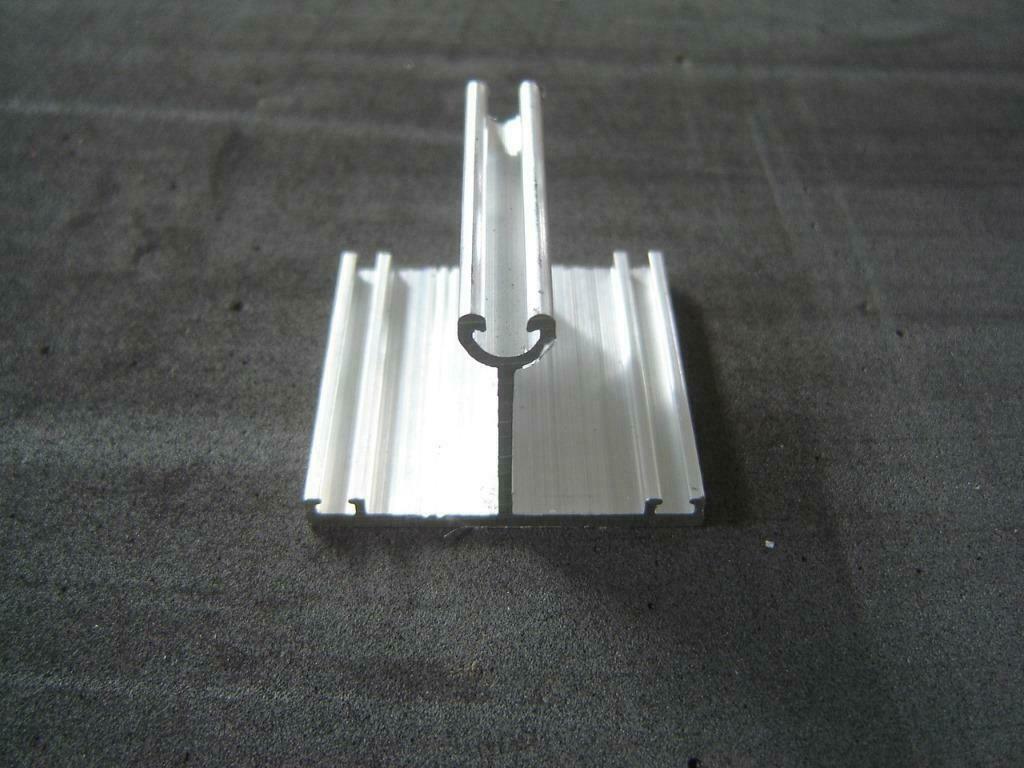 alu profiel voor polycarbonaat 16mm incl rubber, stegdoppel, Ophalen, Overige kleuren, Overige typen, Nieuw