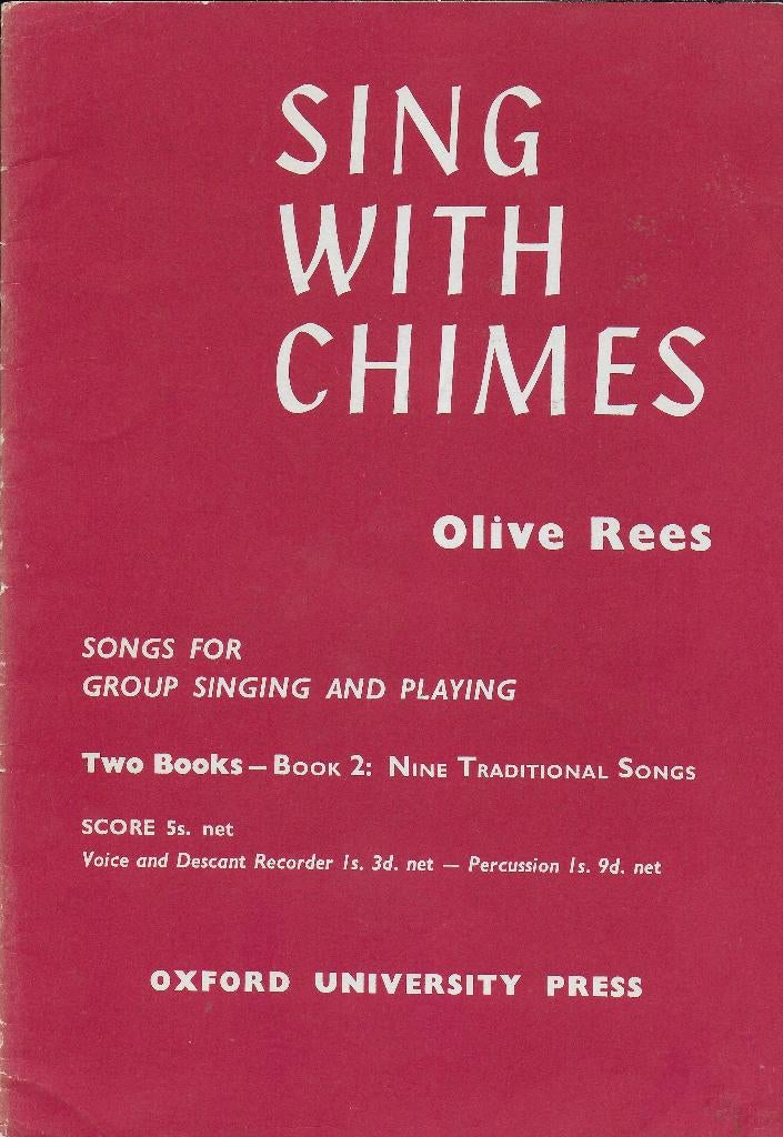 Bo423 bladmuziek - sing with chimes, Ophalen of Verzenden, Artiest of Componist, Klassiek, Overige instrumenten