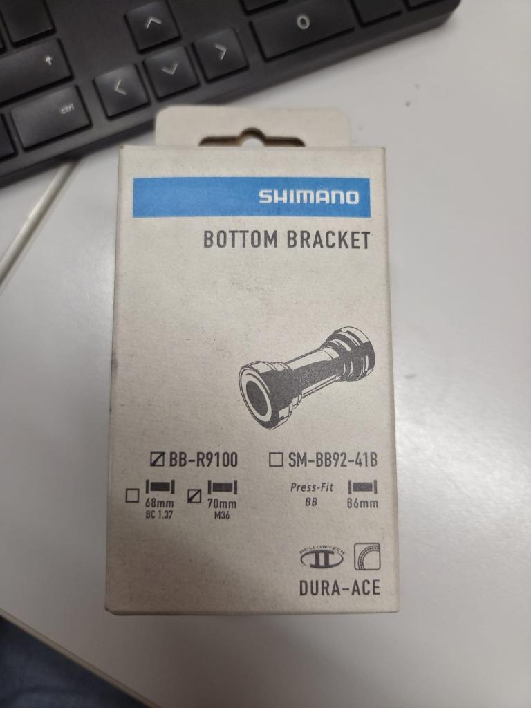Shimano Dura-ace Bottom Bracket BB-R9100 70mm, Crankstel of Pedalen, Shimano, Info@shimano.com, Nieuw