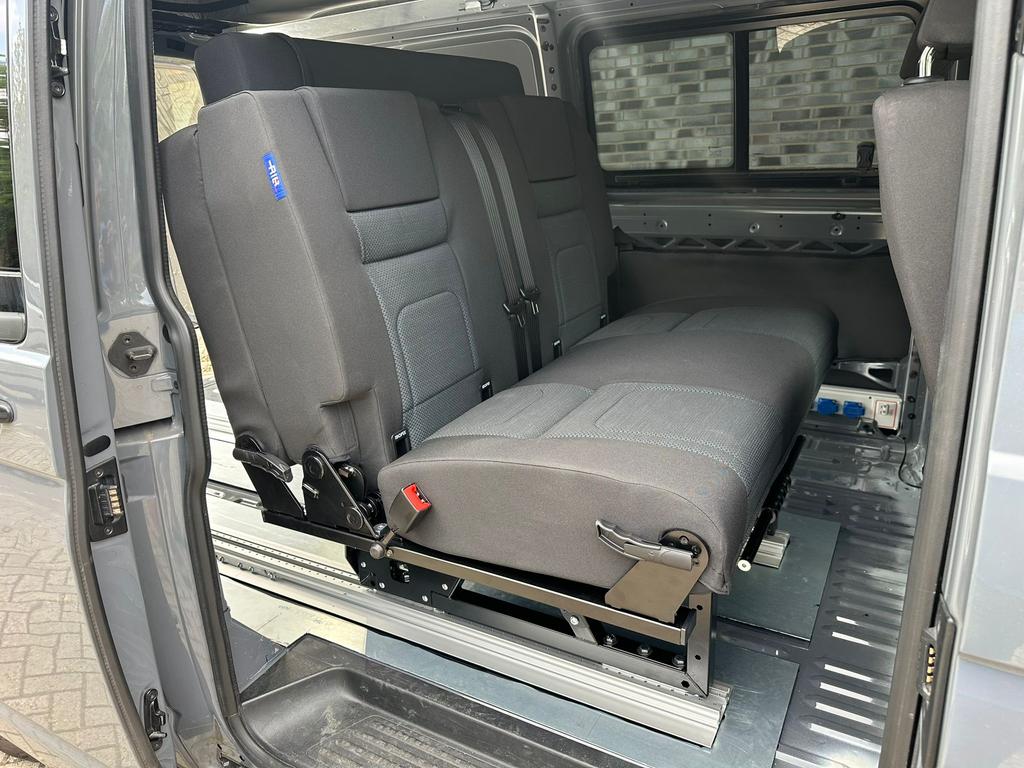 Scopema op rails. Rdw/Vrt goedgekeurde zitslaapbank. Nieuw !, Caravans en Kamperen, Ophalen, Nieuw