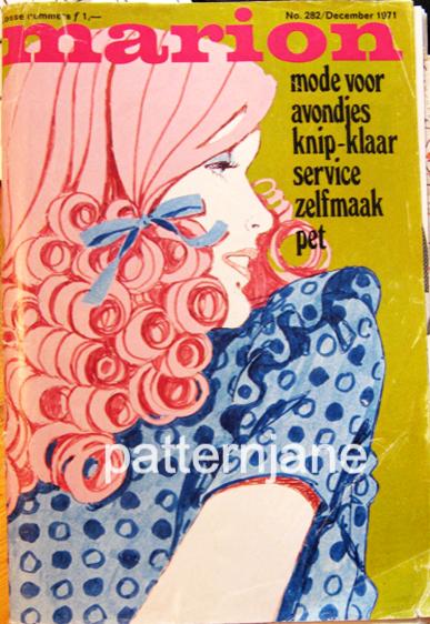 2 x Marion Vintage patronen 1970 - 1971, Verzenden, Zo goed als nieuw, Vrouw, Marion