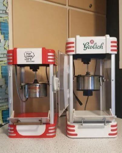2 popcornmachines te huur voor €50, Ophalen, Zo goed als nieuw, Verjaardag