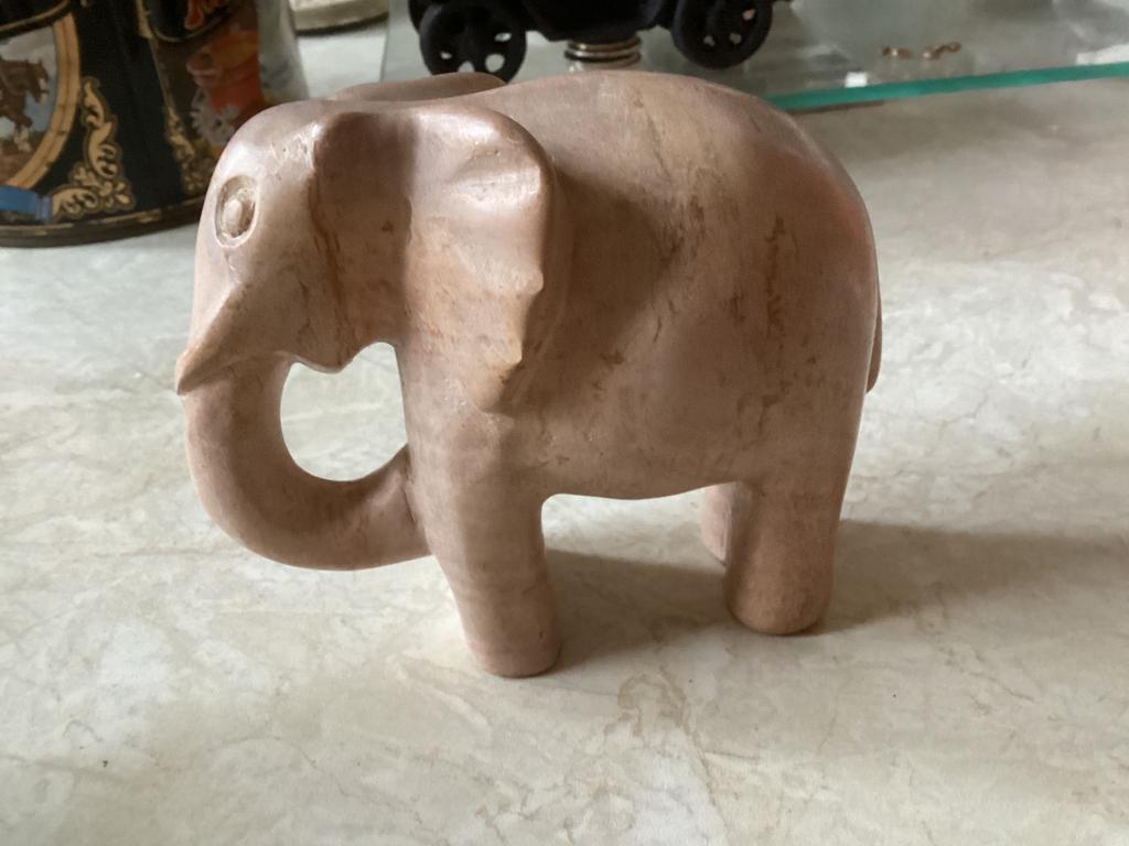Olifant hoog 10.5x12x6 cm, Ophalen of Verzenden