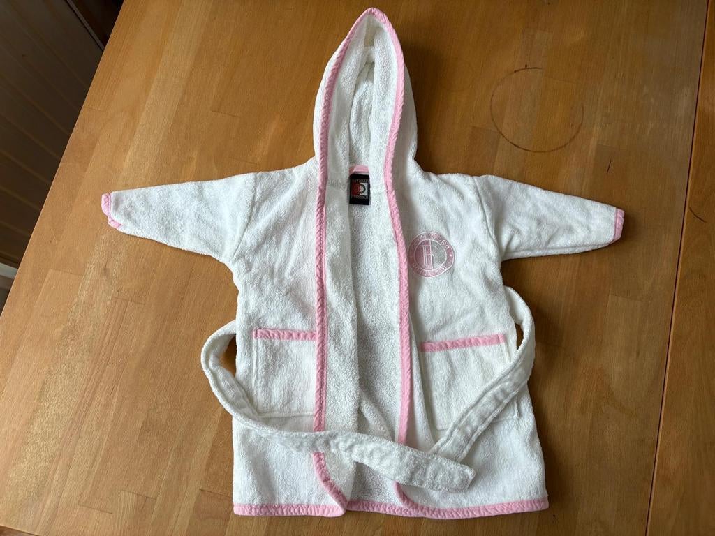 Feyenoord roze badjasje baby meisje, Ophalen of Verzenden, Zo goed als nieuw, Feyenoord