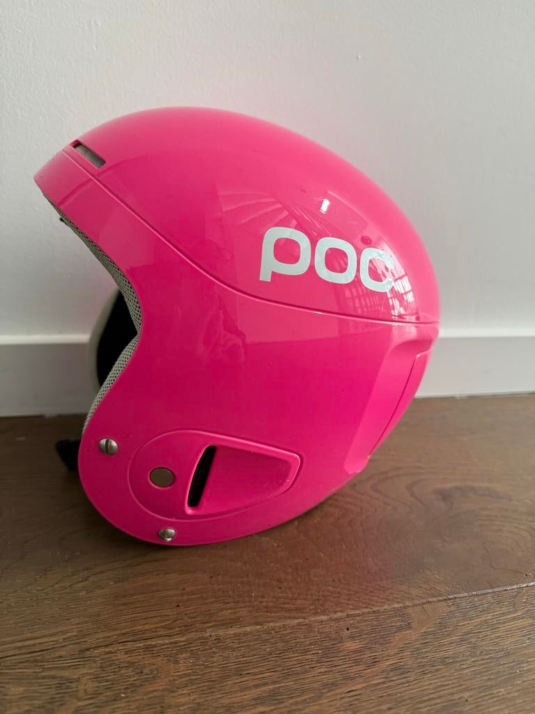 Roze dames skihelm, maat S, merk: POC, Overige merken, Gebruikt, 100 tot 140 cm, Overige typen