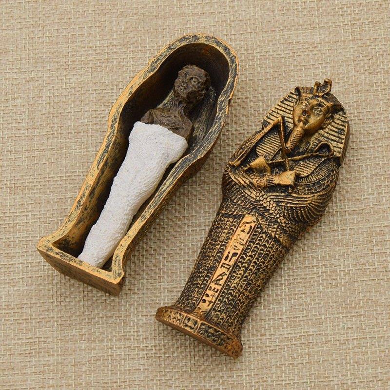 Egyptische Mummy Toetanchamon Beeldje Decoratie Tombe Farao, Verzamelen, Beelden en Beeldjes, Verzenden, Nieuw
