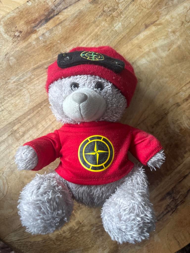 Stone Island Knuffelbeer, Kinderen en Baby's, Speelgoed | Knuffels en Pluche, Ophalen of Verzenden, Nieuw, Beer