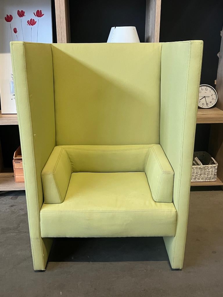 Belstoel / wachtkamerbank/ fauteuil, 2 stuks, Gebruikt, Eenpersoons, 75 tot 100 cm, Ophalen of Verzenden
