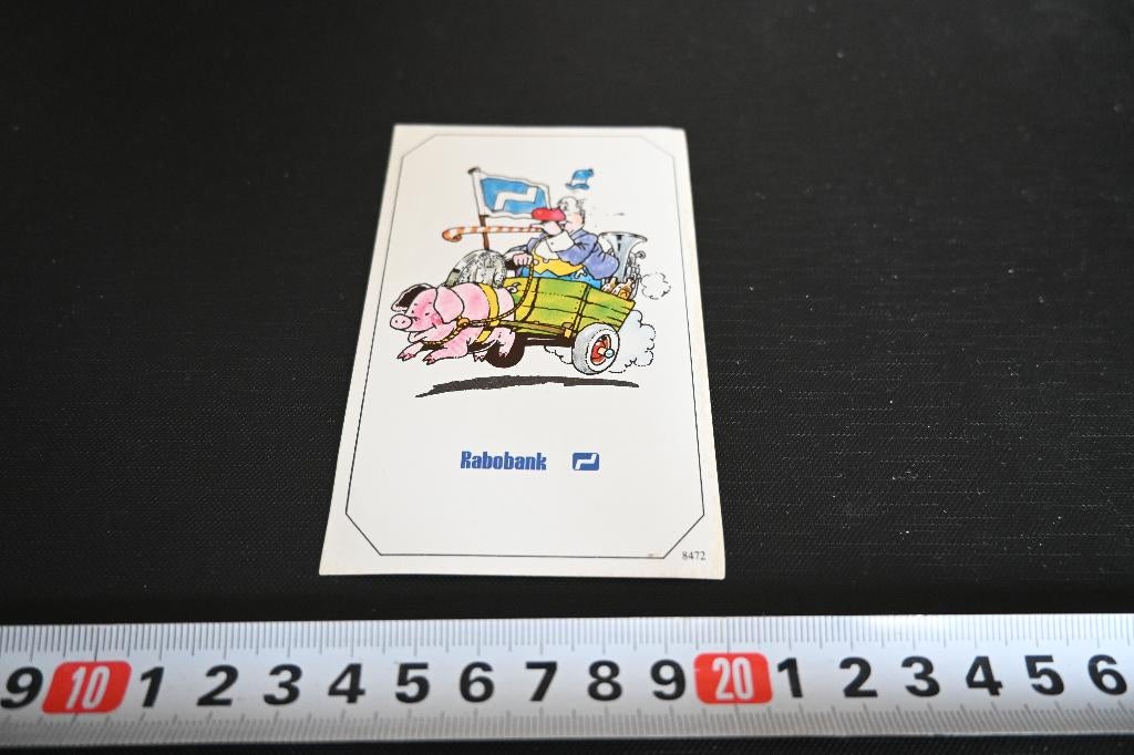 stickers strip RABOBANK Carnaval PMB2114 *, Ophalen, Zo goed als nieuw