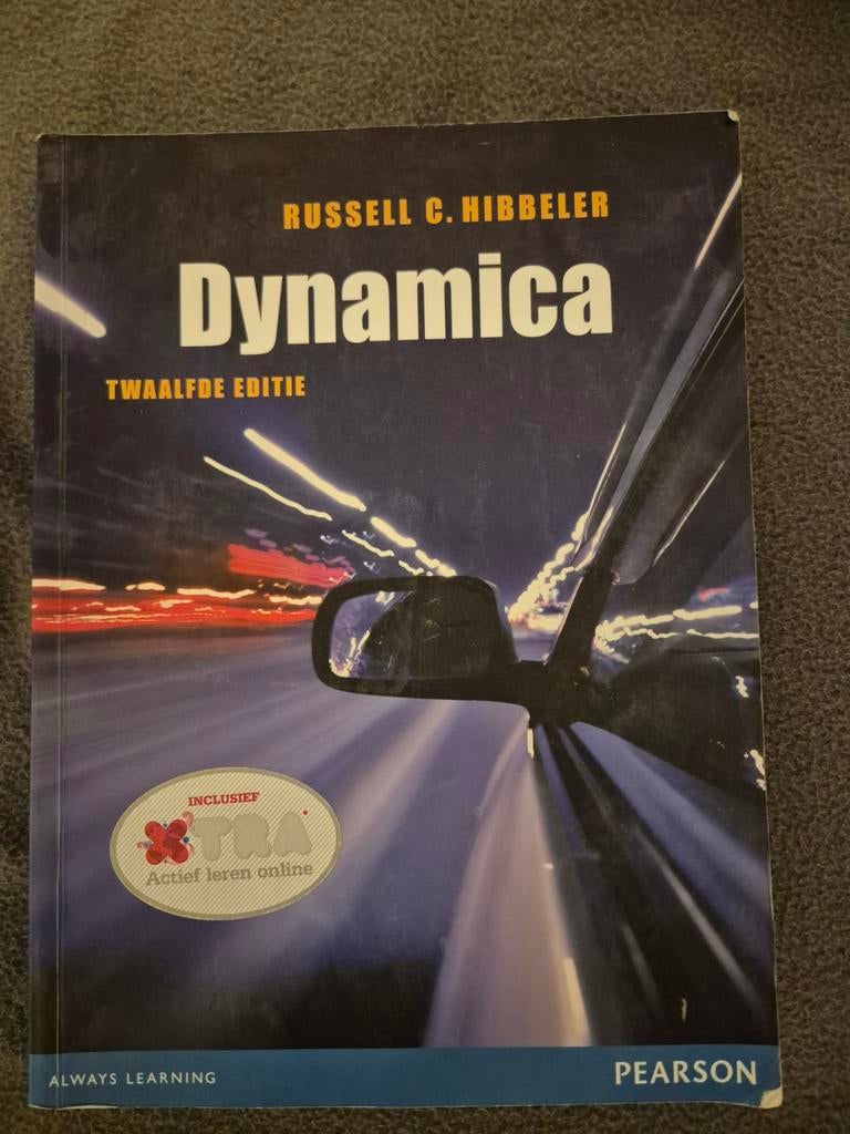 Dynamica - Russell C. Hibbeler - 12e editie, Boeken, Studieboeken en Cursussen, Zo goed als nieuw, HBO, Beta, Ophalen of Verzenden