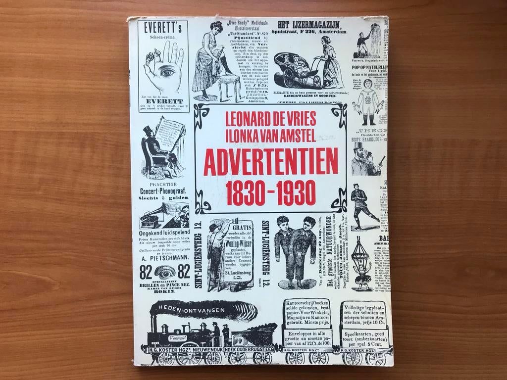 Oude Advertenties 1830-1930 - Catalogus, Boeken, Catalogussen en Folders, Ophalen of Verzenden, Zo goed als nieuw, Catalogus