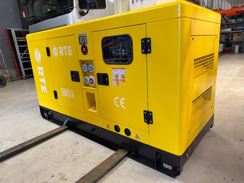 RTE 2025 50 kVA generator / Te Huur / Te Koop, Ophalen, Nieuw, 30 kVA of meer, Elektrisch startend
