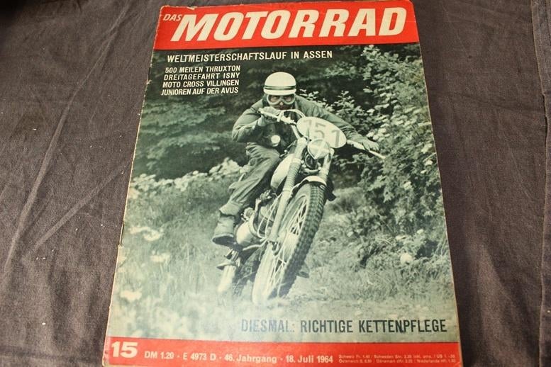 das Motorrad 18 juli 1964  TT Assen, Ophalen of Verzenden, Gelezen
