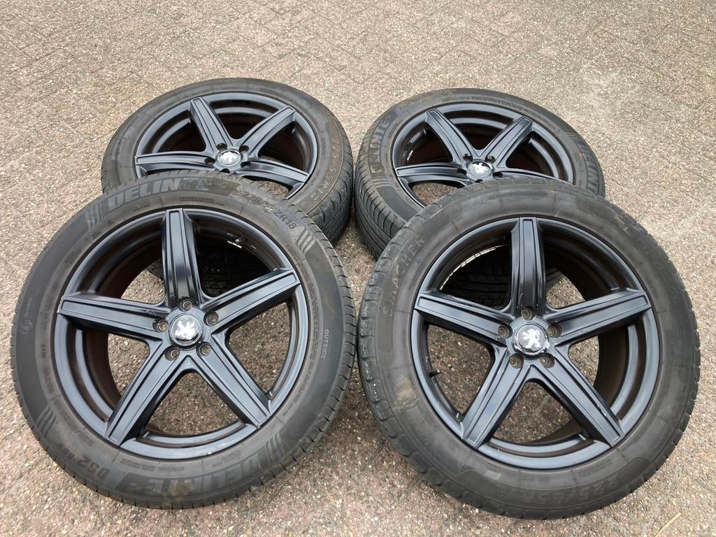 18 inch Peugeot 3008 / 5008 sport velgen + banden 5x108, Auto-onderdelen, Banden en Velgen, Ophalen, 18 inch, Gebruikt, Banden en Velgen