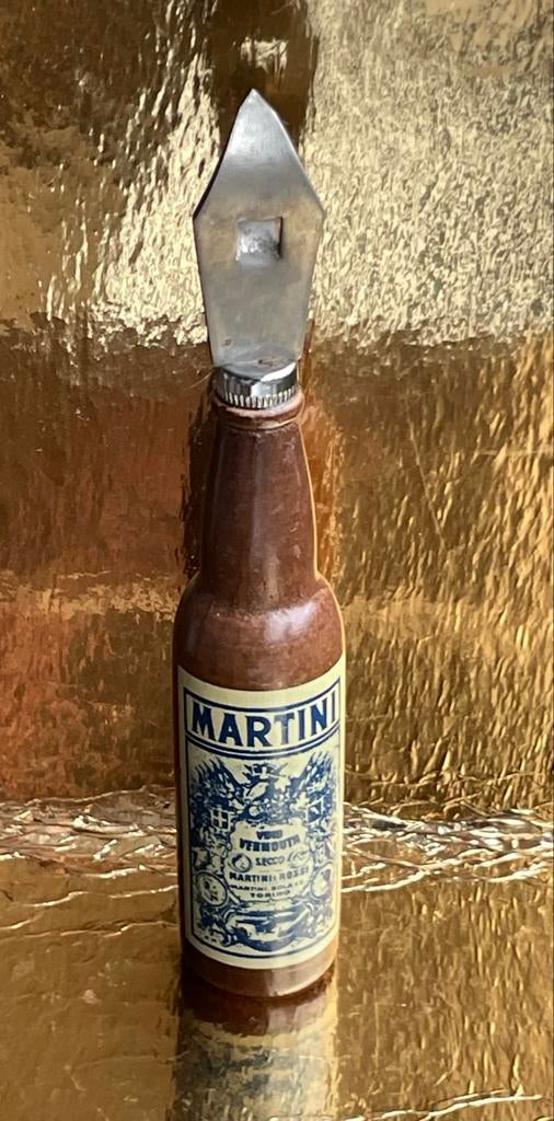 Vintage Martini Flessenopener, Ophalen of Verzenden