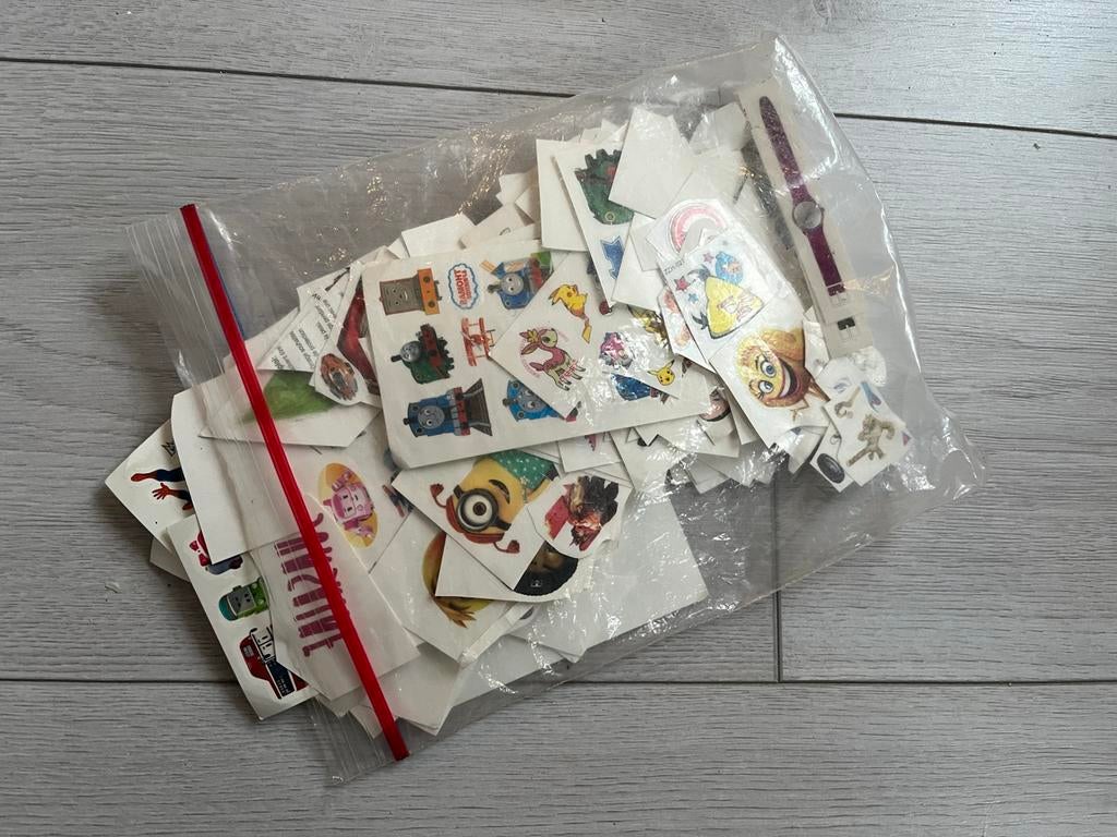 Zak vol plak tattoo’s, Ophalen of Verzenden, Nieuw, Stickers en Plaatjes
