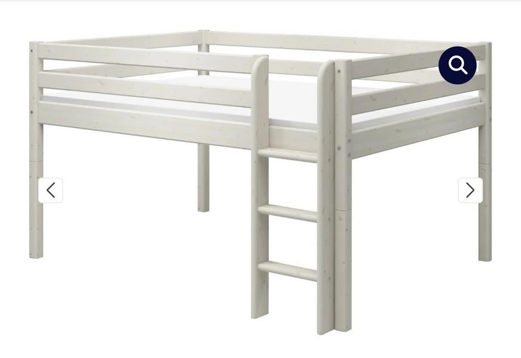 Flexa classic halfhoogslaper met bureau, Huis en Inrichting, Slaapkamer | Stapelbedden en Hoogslapers, Gebruikt, Halfhoogslaper