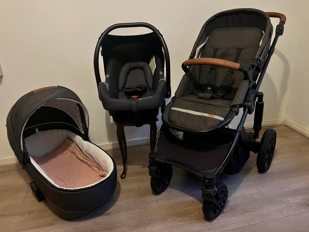 Kinderwagen 3-in-1 Kinderkraft Prime, Kinderen en Baby's, Kinderwagens en Combinaties, Ophalen, Gebruikt, Overige merken, Luchtbanden