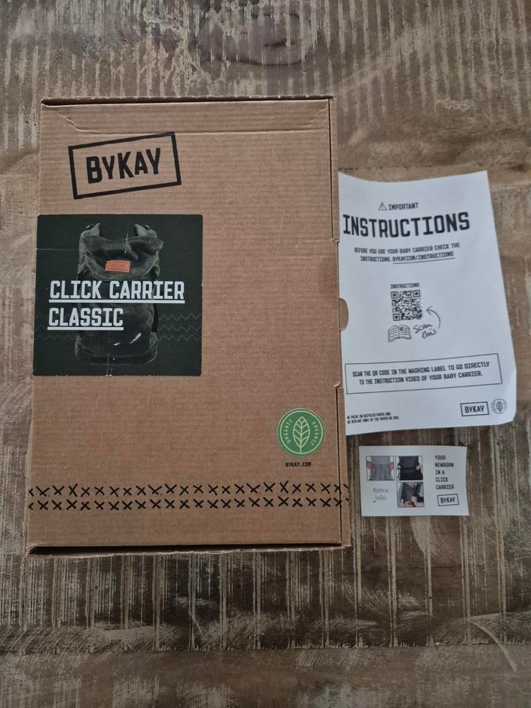 BYKAY Click Carrier Classic - Zo goed als nieuw!, Overige merken, Ophalen of Verzenden, Zo goed als nieuw, Buik