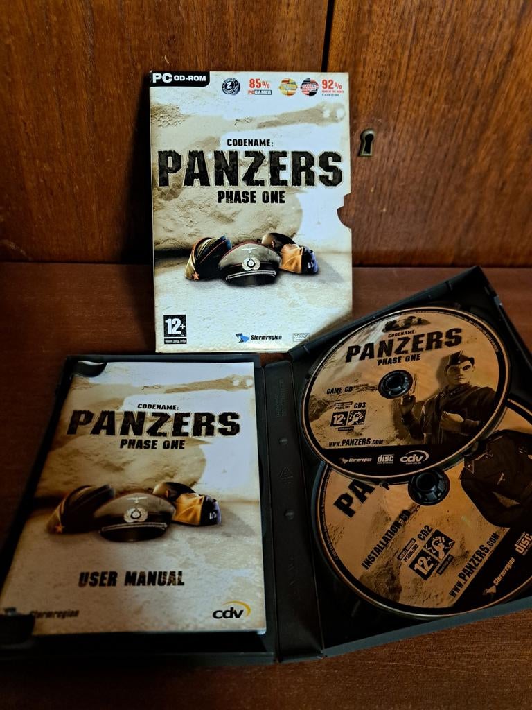 PC game Panzers, 1 speler, Ophalen of Verzenden, Zo goed als nieuw, Vanaf 3 jaar