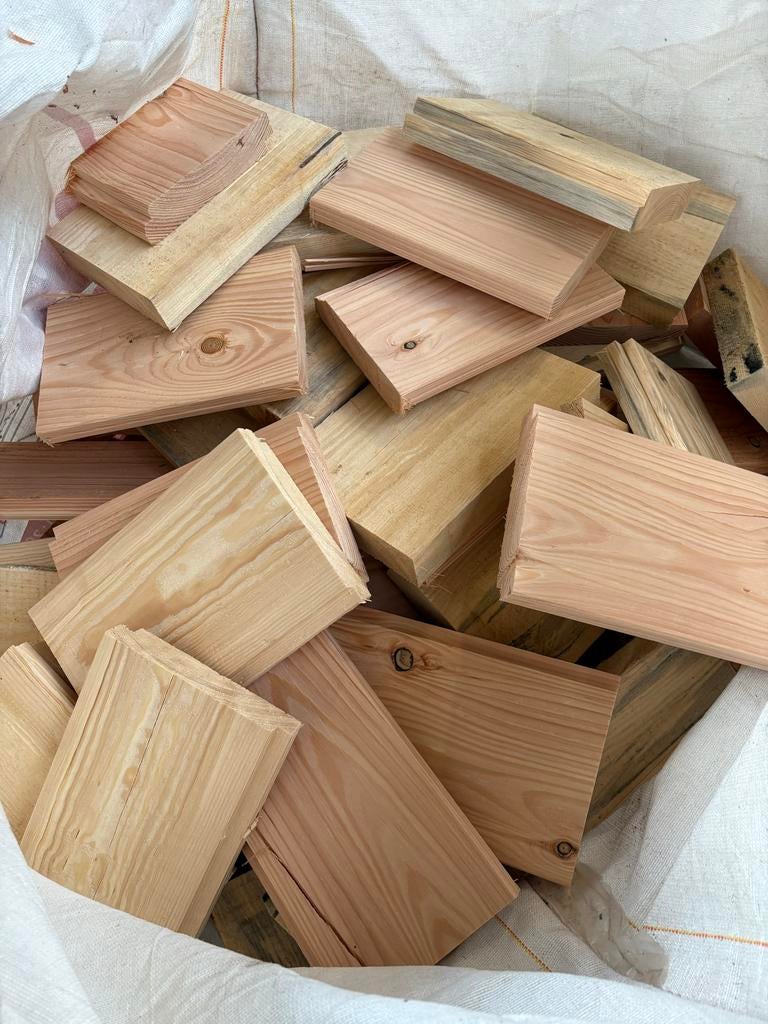 Brandhout/Openhaardhout - Big Bag, Doe-het-zelf en Verbouw, Hout en Planken, Ophalen, Gebruikt, Minder dan 25 mm, Overige typen