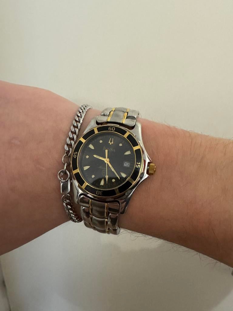 Bulova Marine Star Horloge - Stijlvol en Betrouwbaar, Sieraden, Tassen en Uiterlijk, Horloges | Heren, Gebruikt, Polshorloge, Overige merken