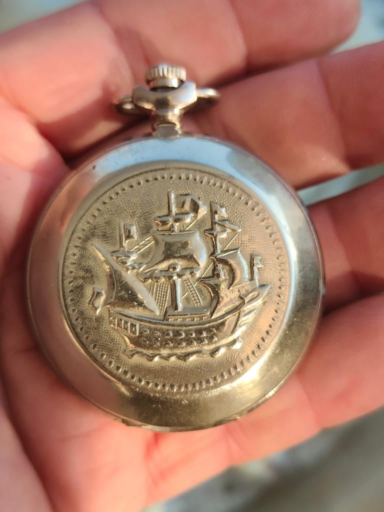 Molnija Russische zakhorloge van jaren 90 Schip, Antiek en Kunst, Ophalen of Verzenden