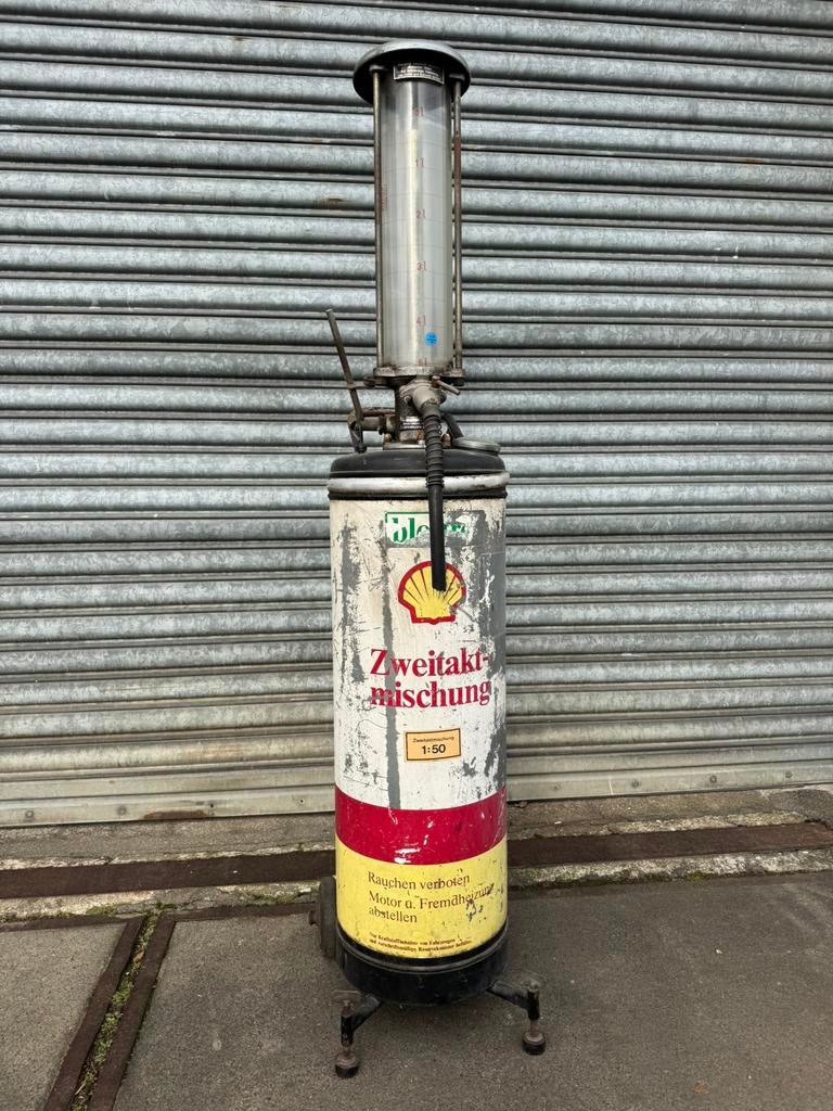 Shell 2 takt benzinepomp mengsmering, Verzamelen, Automaten | Overige, Ophalen, Gebruikt