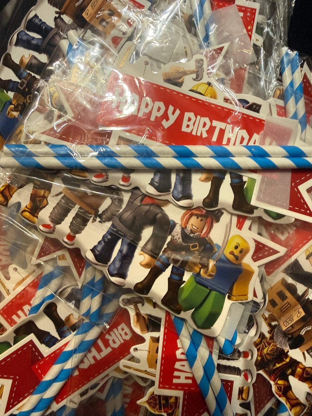 ROBLOX taart versiering / taarttopper, Ophalen of Verzenden, Nieuw, Taarten, Versiering